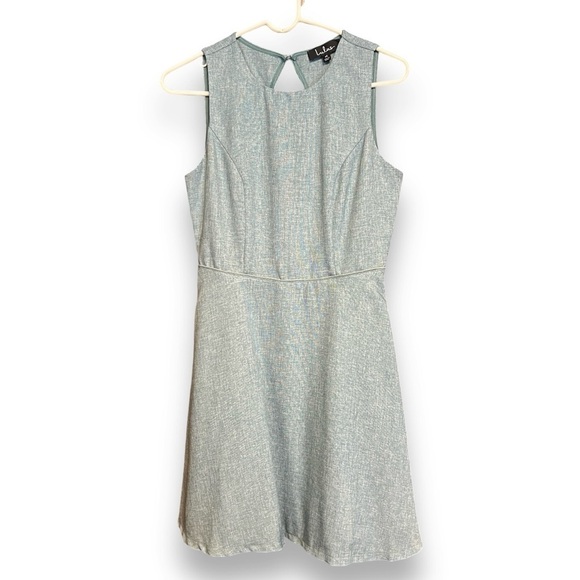 Lulus Winsome Mint Backless Skater Sleeveless Dress - Picture 4 of 8
